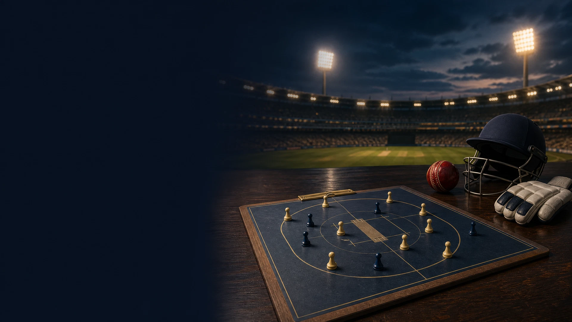 Cricket strategy board for the FairPlay Fantasy resource guide
