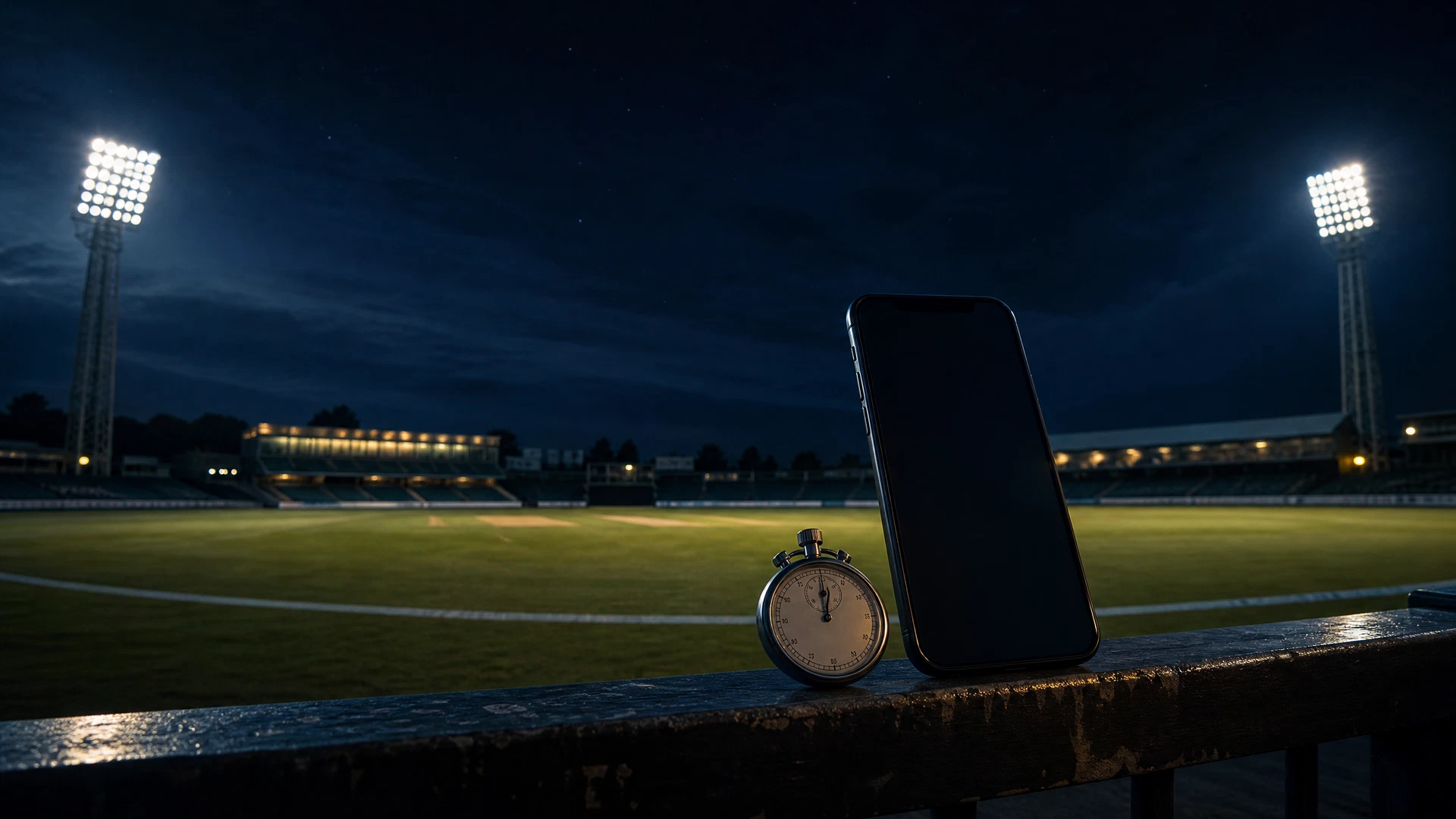 Phone and stopwatch for FairPlay Match Prediction guidance