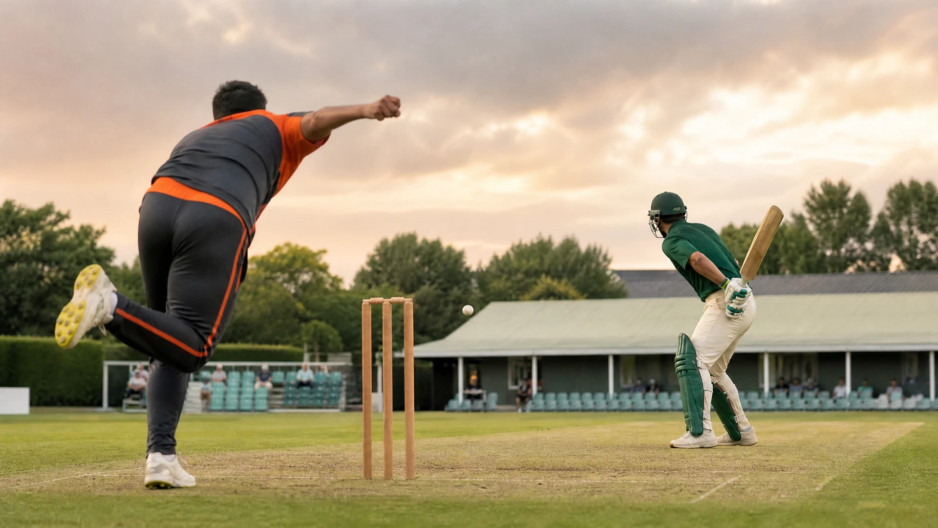 Original European T20 illustration for Rotterdam Dockers versus Dublin Guardians at The Village