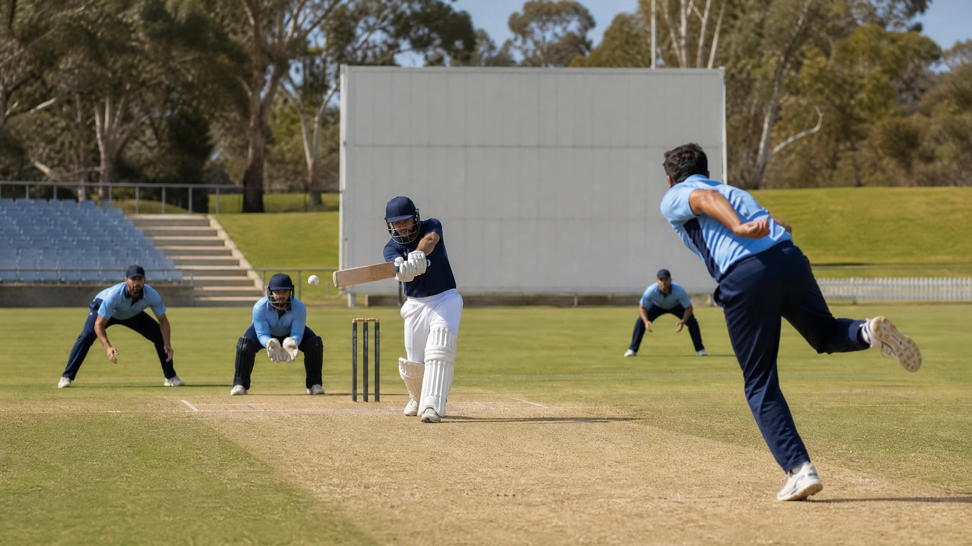 Neutral match-centre illustration for Victoria versus New South Wales in the sixth One-Day Cup match
